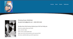 Desktop Screenshot of doulachristine.com